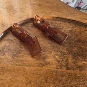 Vintage Pierced Chain Earrings
